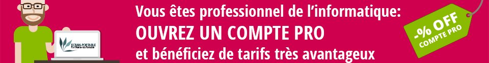 Tarif avantageux du compte professionnel