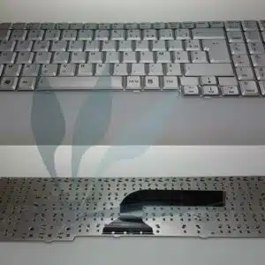 Clavier français argent pour Asus X72F avec pave numérique