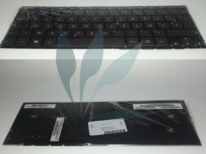 Clavier français complet avec plaque de rétro-éclairage pour Asus UX31LA