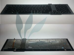 Clavier francais rétro-éclairé neuf avec cadre pour Asus G75VW