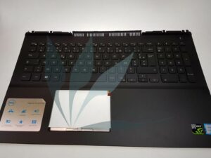 Clavier français avec repose-poignets noir neuf pour Dell Inspiron 15-7567