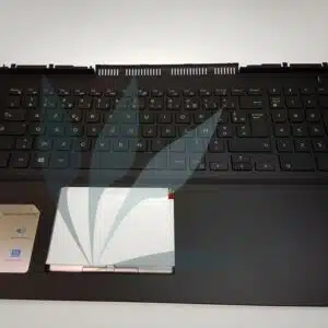 Clavier français avec repose-poignets noir neuf pour Dell Inspiron 15-7567