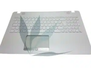 Clavier français avec repose-poignets blanc neuf d'origine Asus pour Asus X541