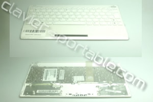 Clavier français avec repose-poignets blanc pour Asus EEEPC 1025C