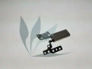 Charnière droite avec cache-charnières gris clair neuve d'origine Asus pour Asus UX360CA / en rupture mais peut être remplacées par les charnières gris foncé