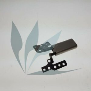 Charnière droite avec cache-charnières gris clair neuve d'origine Asus pour Asus UX360CAK / en rupture mais peut être remplacées par les charnières gris foncé