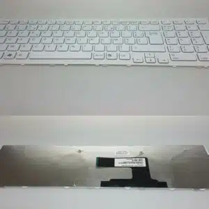 Clavier francais Blanc pour Vaio série VPC-EL