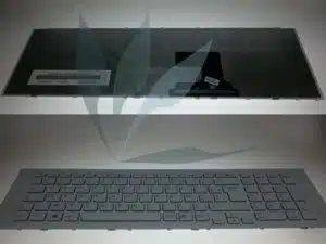 Clavier francais Blanc pour Vaio série VPC-EJ