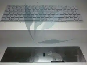 Clavier français BLANC pour Vaio Série SVE-15