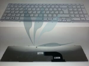 Clavier français blanc avec la grille neuf d'origine Sony pour Sony Vaio SVE-171G12M