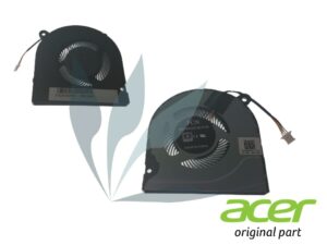 Ventilateur gauche neuf d'origine Acer pour Acer Predator PH315-51 (modèles avec carte graphique 1050)