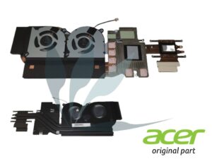 Bloc ventilateur architecture discrete neuf d'origine Acer pour Acer Aspire Nitro AN515-54 (pour modèles avec carte graphique 2060)