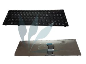 Clavier français neuf pour Lenovo Z570 - clavier noir, contour des touches noir