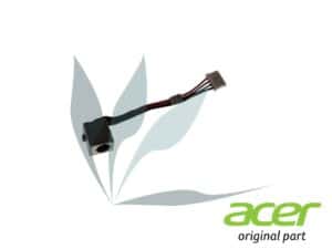 Connecteur d'alimentation carte mère sur câble neuf d'origine Acer pour Acer Aspire A517-51