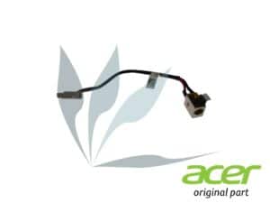 Connecteur d'alimentation carte mère sur câble 65W neuf d'origine Acer pour Acer Aspire E5-523G