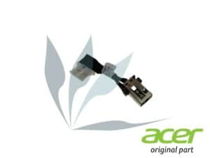 Connecteur d'alimentation carte mère sur câble 45W neuf d'origine Acer pour Acer Spin SP314-52