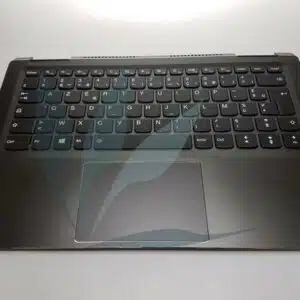 Clavier français avec repose-poignets noir pour Lenovo Yoga 710-14IKB