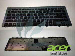 Clavier français noir avec contour bleu neuf d'origine Acer pour Aspire V5-471