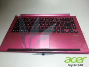 Clavier français avec repose-poignets rose neuf d'origine Acer pour Acer Aspire V5-472