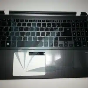 Clavier français neuf d'origine Acer avec repose-poignets gris foncé pour Acer Aspire M5-581TG