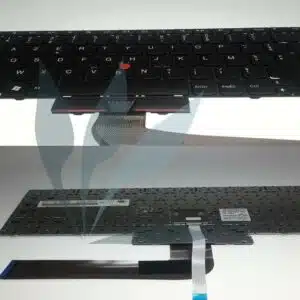 Clavier français sans rétroeclairage neuf d'origine Lenovo pour Lenovo Thinkpad Edge 15