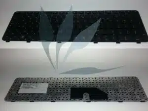 Clavier Francais Noir pour pavilion DV6-6 SERIES -- VOIR PHOTO FORME DE LA NAPPE ET DIMENSION (35.5 cm) --