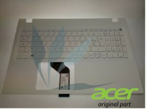 Clavier français blanc avec repose-poignets blanc neuf d'origine Acer pour Acer Aspire E5-522