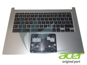 Clavier français rétro-éclairé avec repose-poignets gris neuf d'origine Acer pour Acer Chromebook CB514-1H