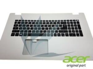 Clavier français non rétro-éclairé avec repose-poignets blanc neuf d'origine Acer pour Acer Aspire E5-772G