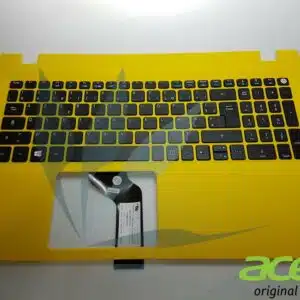 Clavier français avec repose-poignets jaune neuf d'origine Acer pour Acer Aspire E5-573