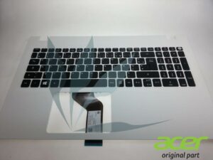 Clavier français noir avec repose-poignets blanc neuf d'origine Acer pour Acer Aspire E5-573G