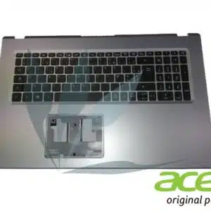 Clavier français rétro-éclairé avec repose-poignets argent neuf d'origine Acer pour Acer Aspire A517-52G