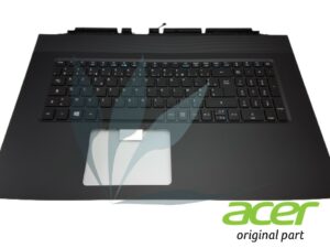 Clavier français avec repose-poignets noir rétro-éclairé avec barre led neuf d'origine Acer pour Acer Aspire VN7-792G