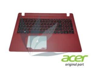 Clavier français avec repose-poignets rouge neuf d'origine Acer pour Acer Aspire ES1-572