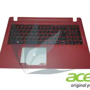 Clavier français avec repose-poignets rouge neuf d'origine Acer pour Acer Aspire ES1-572