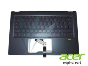 Clavier français rétro-éclairé avec repose-poignets bleu neuf d'origine Acer pour Acer Swift SF514-54GT