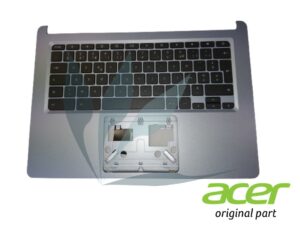 Clavier français avec repose-poignets argent type 1 neuf d'origine Acer pour Acer Chromebook PCB314-1T