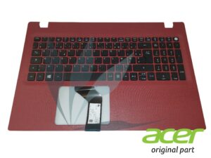 Clavier français avec repose-poignets rouge neuf d'origine Acer pour Acer Aspire E5-573