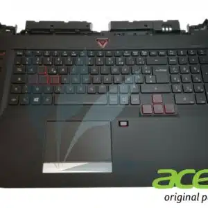 Clavier français rétro-éclairé avec repose-poignets et touchpad  pour Acer Predator GX-792