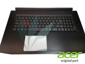 Clavier français avec repose-poignets noir neuf d'origine Acer pour Acer Predator PH317-51 Helios 300 (pour modèles avec carte graphique GTX1060)