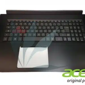 Clavier français avec repose-poignets noir neuf d'origine Acer pour Acer Predator PH317-51 Helios 300 (pour modèles avec carte graphique GTX1060)