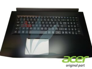 Clavier français rétro-éclairé avec repose-poignets noir neuf d'origine Acer pour Acer Predator PH317-52 (pour modèles avec carte graphique GTX1050)