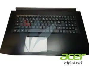 Clavier français rétro-éclairé avec repose-poignets noir neuf d'origine Acer pour Acer Predator Helios PH317-52 (pour modèles avec carte graphique GTX1050)