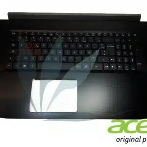 Clavier français rétro-éclairé avec repose-poignets noir neuf d'origine Acer pour Acer Predator Helios PH317-52 (pour modèles avec carte graphique GTX1060)