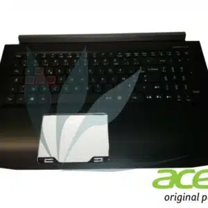 Clavier français rétro-éclairé avec repose-poignets neuf d'origine Acer pour Acer Predator Helios PH315-51 (pour modèles avec carte graphique GTX1060)