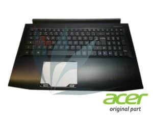 Clavier français rétro-éclairé avec repose-poignets noir neuf d'origine Acer pour Acer Predator PH315-51 (pour modèles avec carte graphique GTX1050)