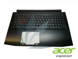 Clavier français rétro-éclairé avec repose-poignets noir neuf d'origine Acer pour Acer Predator Helios PH315-51 (pour modèles avec carte graphique GTX1050)