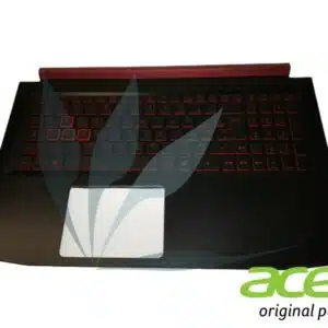 Clavier Français rétro-éclairé avec repose-poignets noir neuf d'origine Acer pour Acer Aspire Nitro AN515-52 (pour modèles avec carte graphique GTX1050)