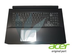 Clavier français rétro-éclairé avec repose-poignets type 1 neuf d'origine Acer pour Acer Aspire Nitro AN517-54
