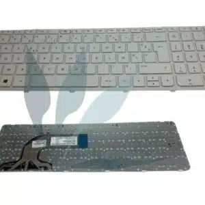 Clavier francais blanc (avec la grille) neuf pour HP Pavilion 15-E SERIES